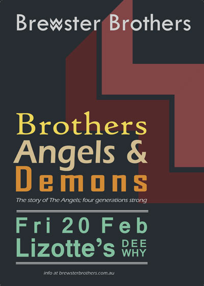 Brothers, Angels and Demons - Lizotte's Dee Why - Fri 20th Feb 2015